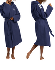 Arena accappatoio con cappuccio unisex Waffle Robe II 006759700 blu