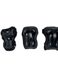  Set 3 pezzi Rollerblade protezioni per pattini per bambini 069P0200100 nero, kit completo con ginocchiere, gomitiere e parapolsi per massima sicurezza durante il pattinaggio