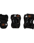  Set 3 pezzi Rollerblade protezioni per pattini per bambini 069P0200100 nero, kit completo con ginocchiere, gomitiere e parapolsi per massima sicurezza durante il pattinaggio