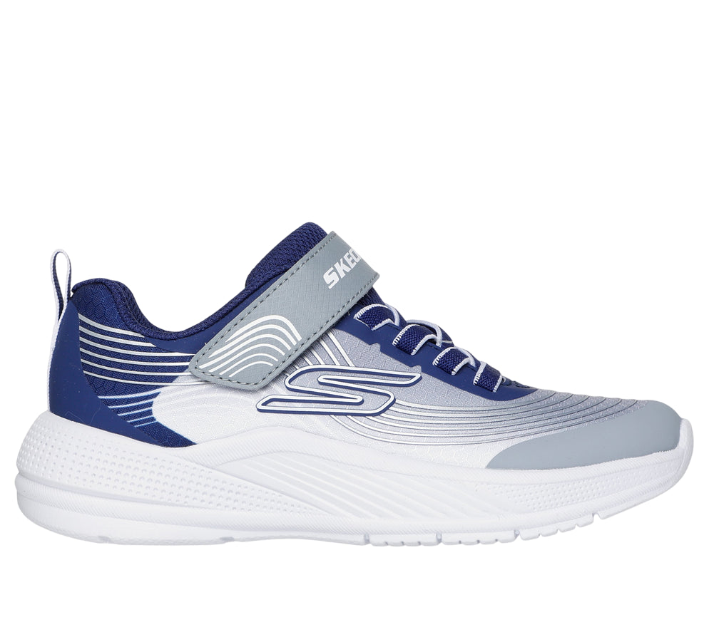 Skechers Microspec Advance 403926L/NVLG Scarpe da Ginnastica Junior - laterale esterno 