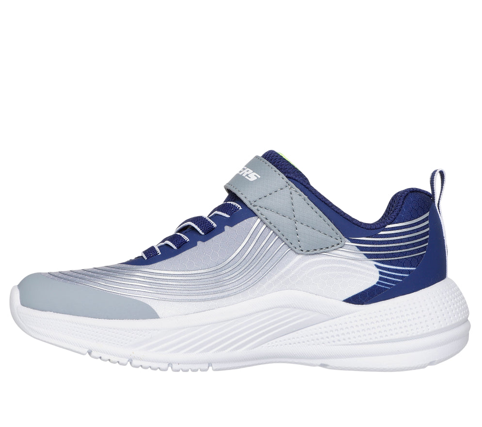 Skechers Microspec Advance 403926L/NVLG Scarpe da Ginnastica Junior - laterale interno 