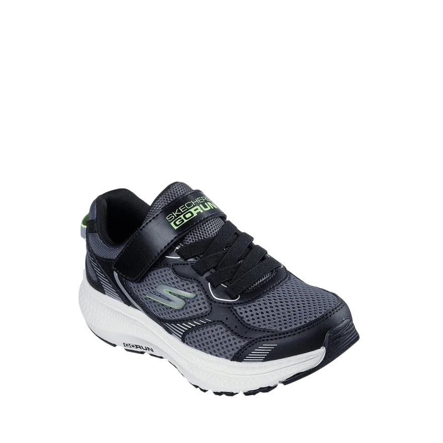Skechers Scarpa da corsa Bambino GO RUN Consistent 2.0 Team-Pacer (405039L/BKCC) Nero-Grigio - 3/4