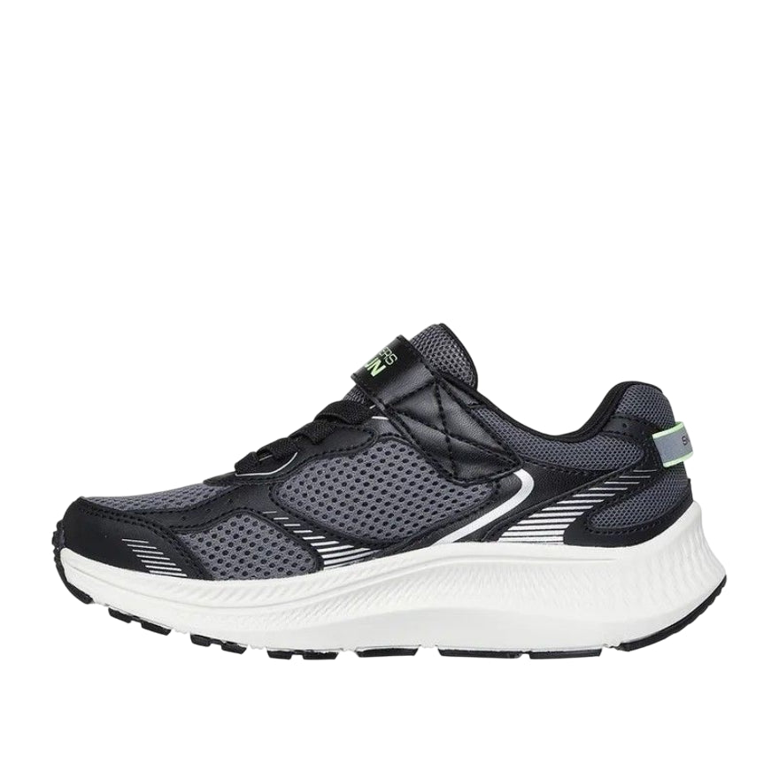 Skechers Scarpa da corsa Bambino GO RUN Consistent 2.0 Team-Pacer (405039L/BKCC) Nero-Grigio - laterale