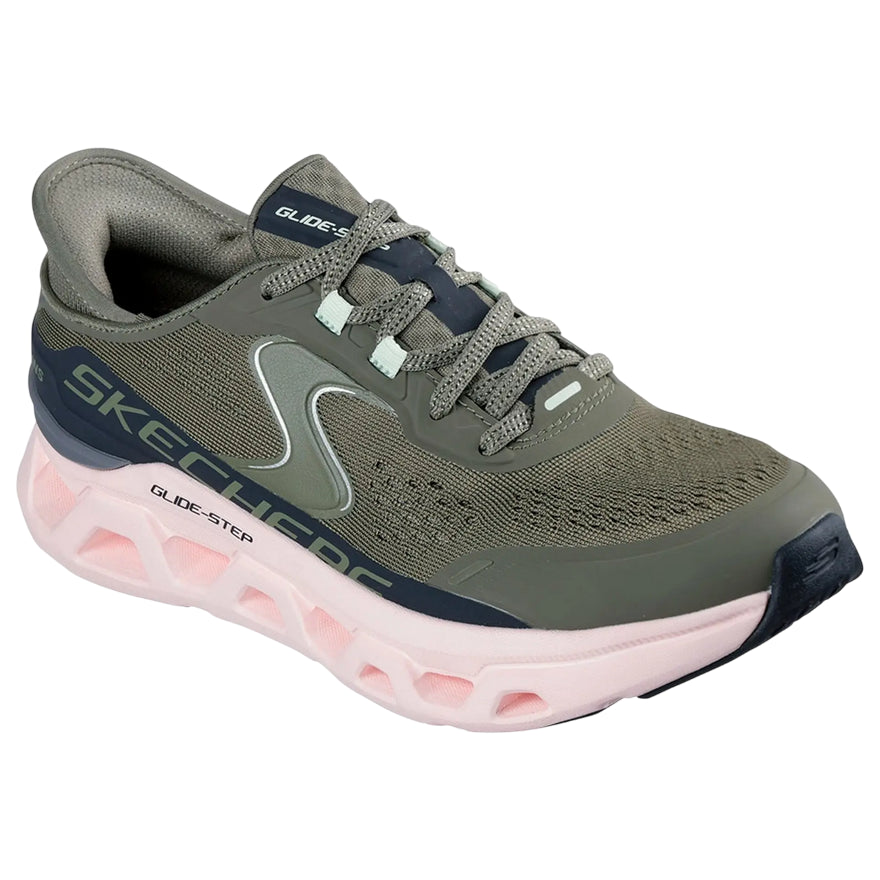 Skechers Slip-ins Donna Glide-Step Altus 150510/OLV Oliva - vista 3/4
