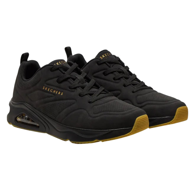 Skechers Tres-Air UNO – Casairal 183090/BBK Nero | Sneaker Uomo - 3/4