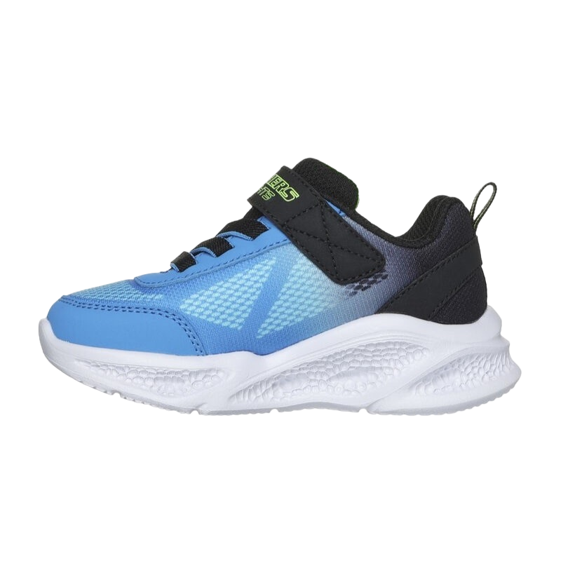 Skechers scarpa da ginnastica da bambino con luci Meteor Lights Krendox 401495N/BKBL nero-blu