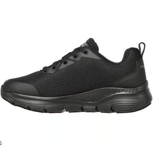 Skechers scarpa donna antinfortunistica da lavoro Arch Fit SR 108019EC/BLK nero vista on supporto arcata plamntare