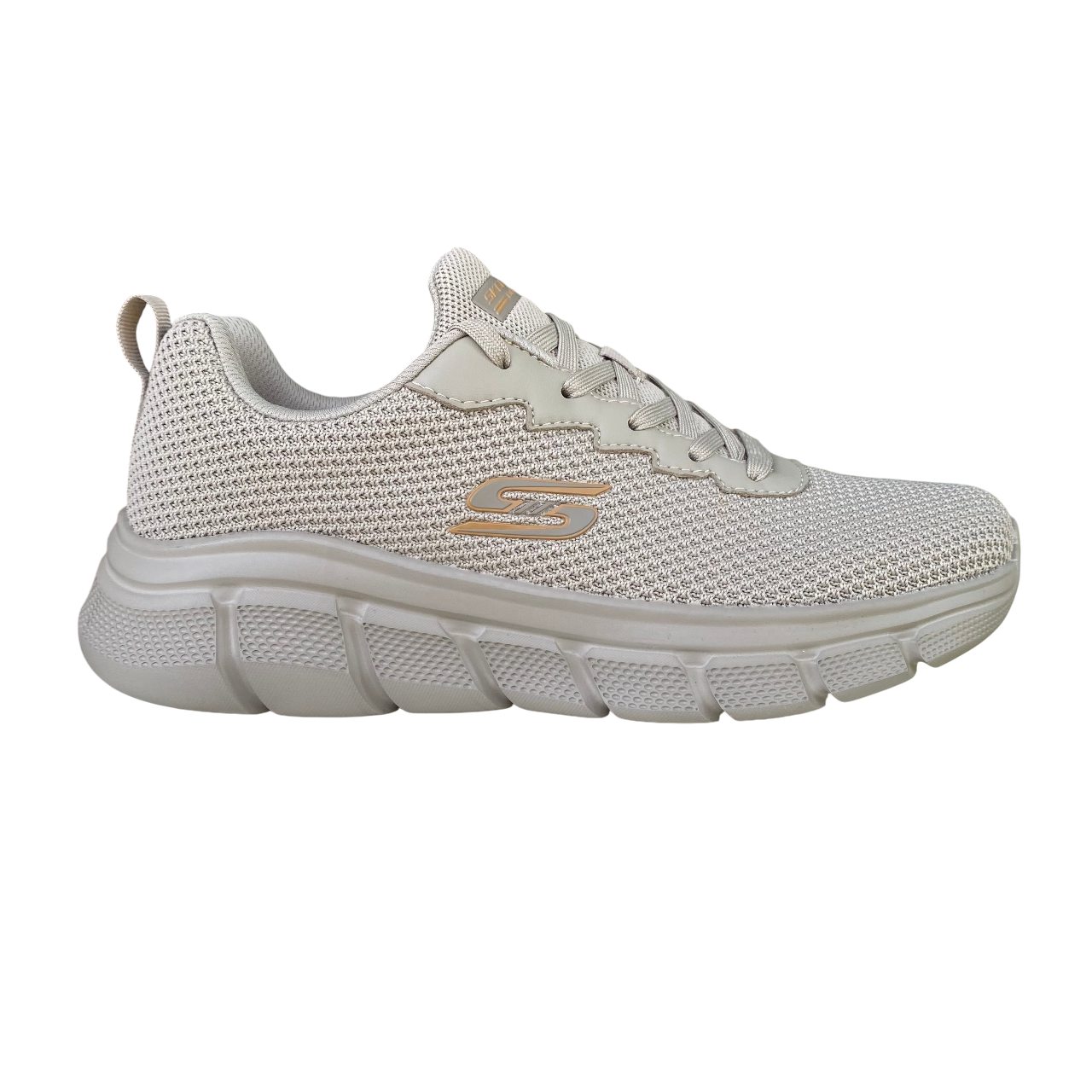 Skechers scarpa sneakers da uomo Bobs B Flex Chill Edge 118106/TPE tortora