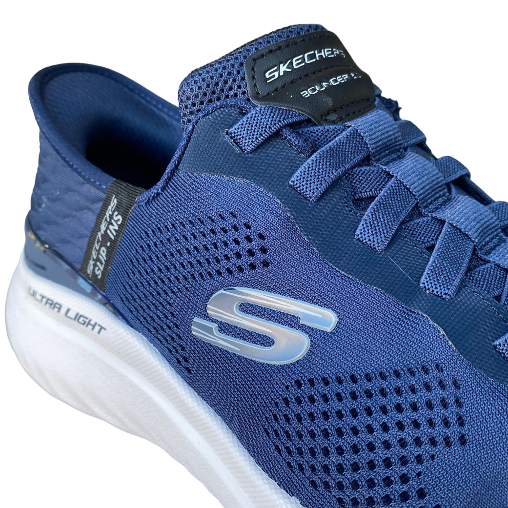 Skechers scarpa sneakers da uomo Bounder 2.0 Emerged 232459/NVY blu 2