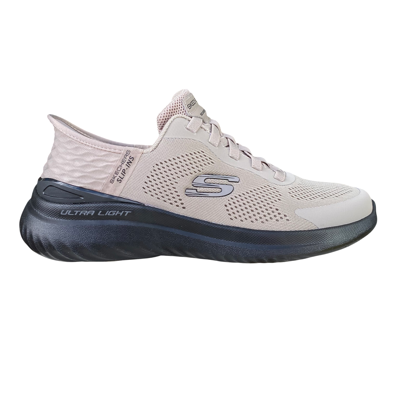 Skechers scarpa sneakers da uomo Bounder 2.0 Emerged 232459/TPBK tortora-nero