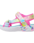 Skechers girls' sandal Unicorn Dreams Majestic Bliss 302682l/PKMT pink/multicolor