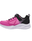 Skechers scarpa da ginnastica con le luci da bambina Sola Glow Ombre Deluxe 303714L/BKHP nero-rosa