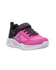 Skechers scarpa da ginnastica con le luci da bambina Sola Glow Ombre Deluxe 303714L/BKHP nero-rosa