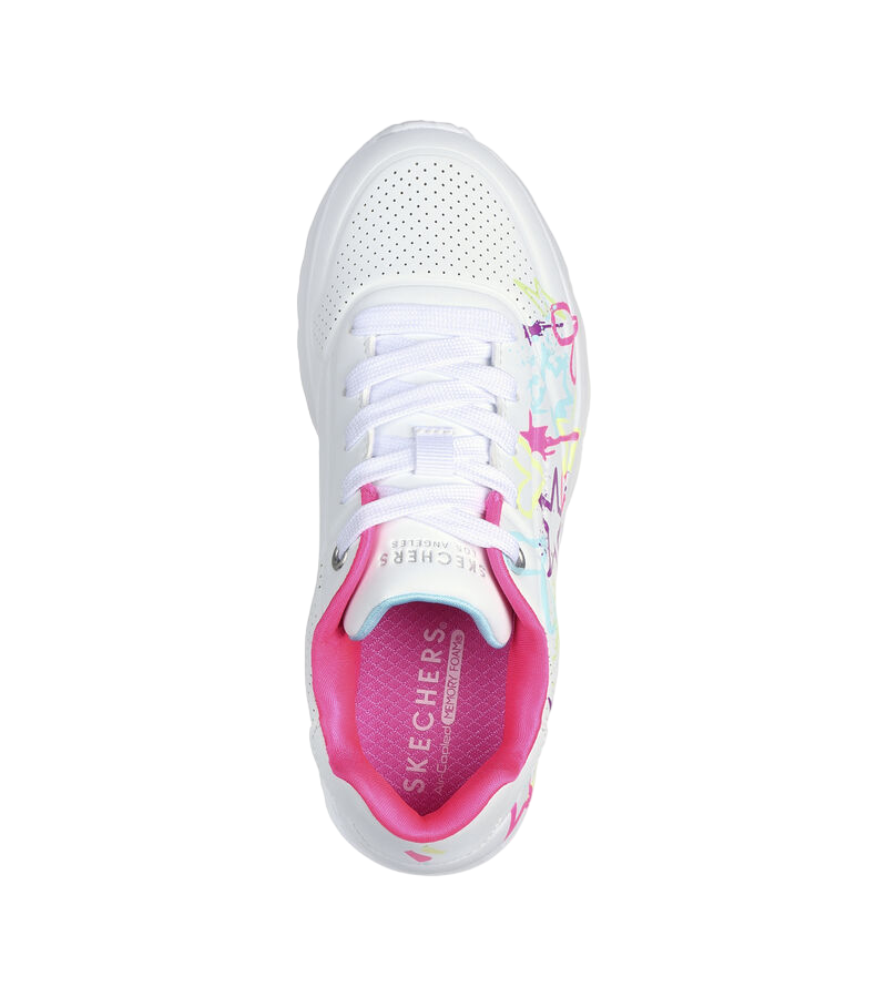 Skechers Uno Lite My Drip girls&#39; sneakers shoe 310391L/WMN white-multicolor