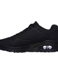 Skechers scarpa sneakers da uomo Uno Stand On Air 52458/BBK nero