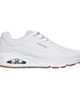 Skechers scarpa sneakers da uomo Uno Stand On Air 52458/WHT bianco