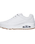 Skechers scarpa sneakers da uomo Uno Stand On Air 52458/WHT bianco