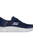 Skechers scarpa sneakers da uomo go Walk Flex Hands Up 216324/NVY blu