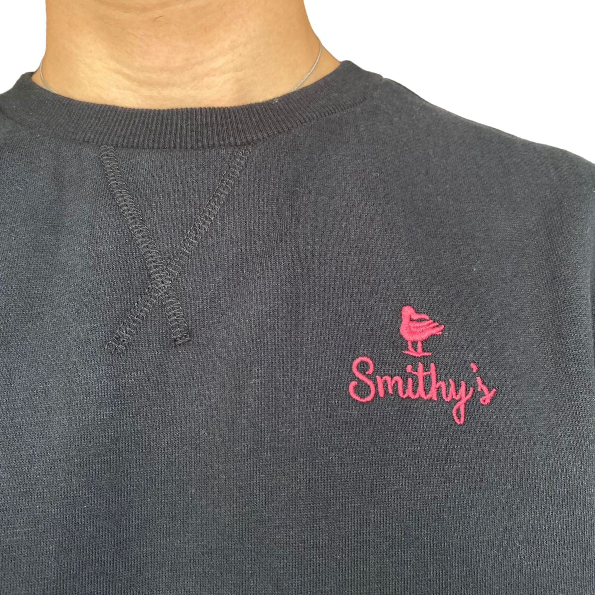 Smithy&#39;s black men&#39;s crewneck sweatshirt