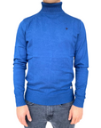 Smithy's light blue men's turtleneck sweater