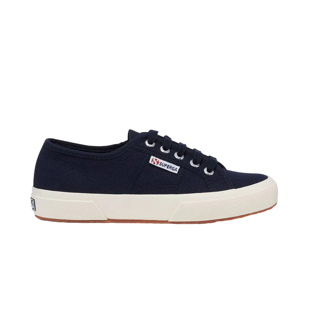 Sneakers Superga 2750 Cotu Classic S000010 933 in tela blu, scarpe casual unisex stile italiano