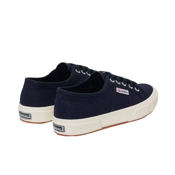 Sneakers Superga 2750 Cotu Classic S000010 933 in tela blu, scarpe casual unisex stile italiano