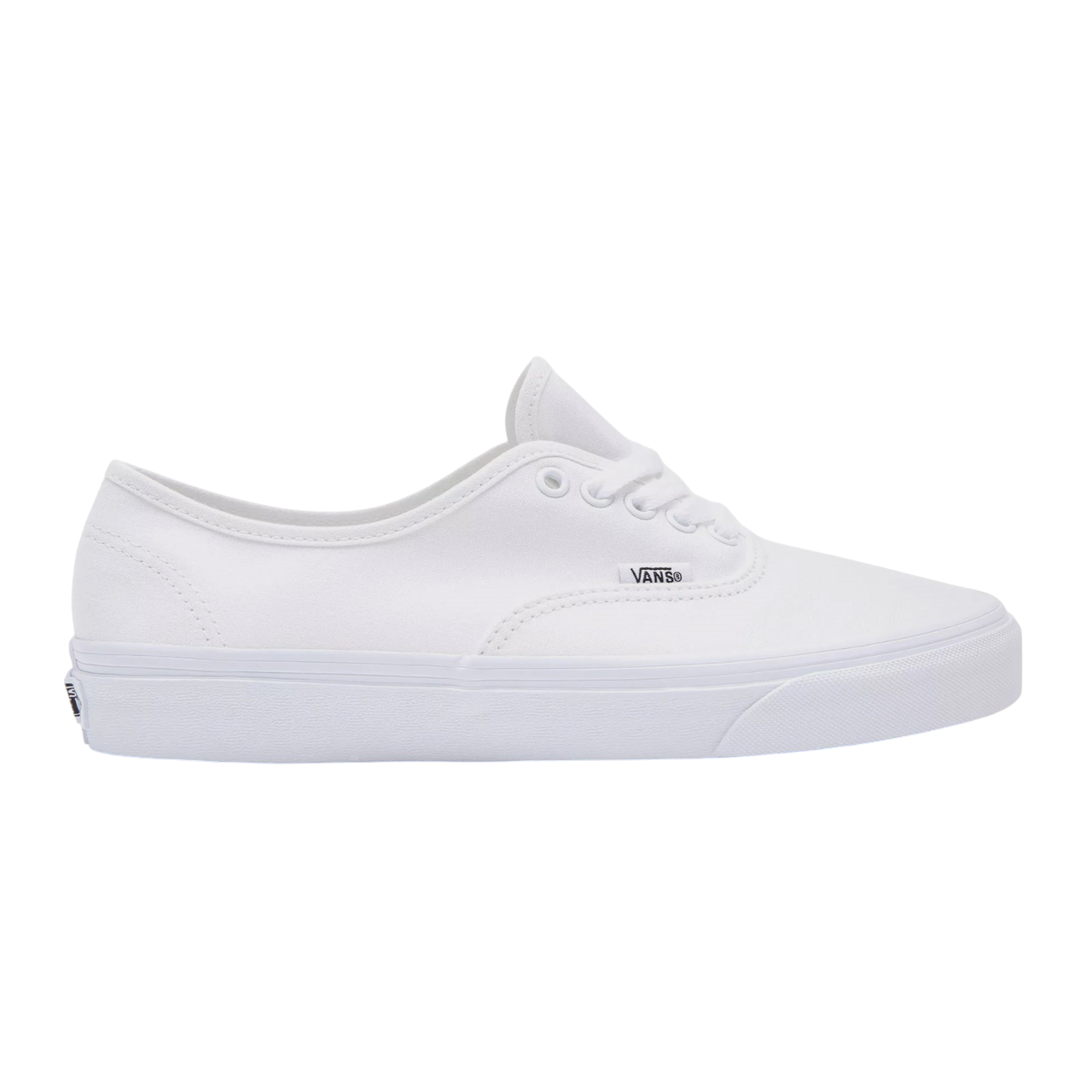 Sneakers Vans adulto vista laterale esterna in total white