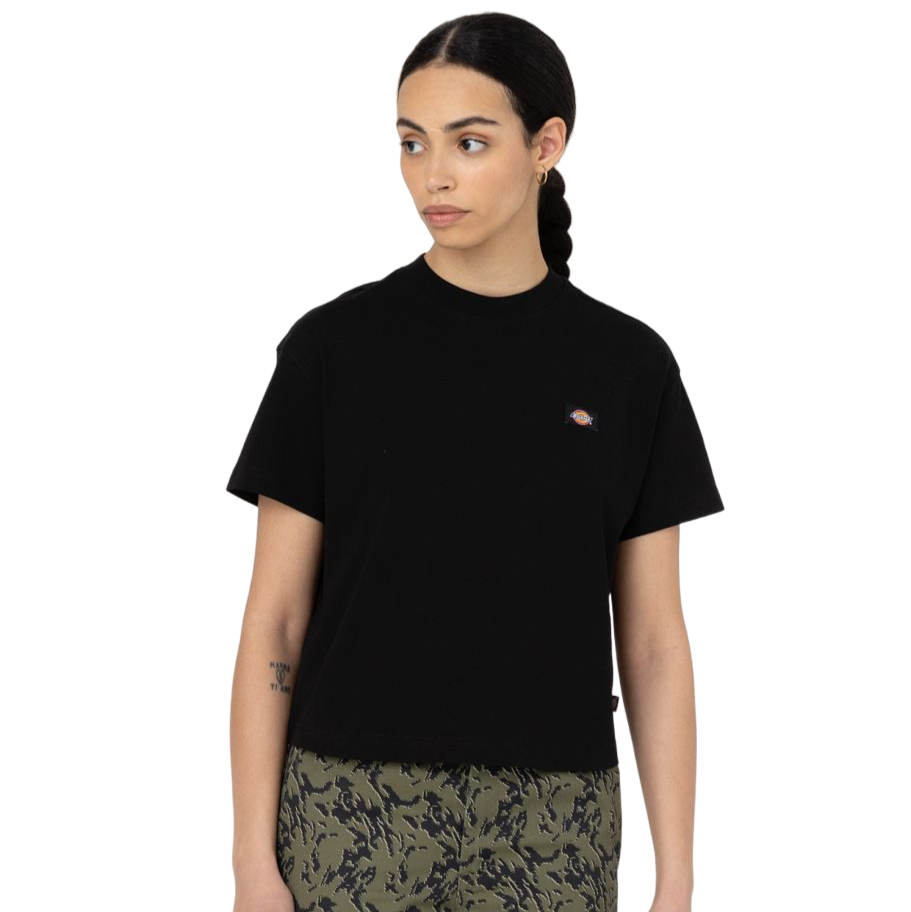 Sportiamo_Dickies maglietta manica corta da donna Oakport DK0A4Y8LBLK nero sportiamo