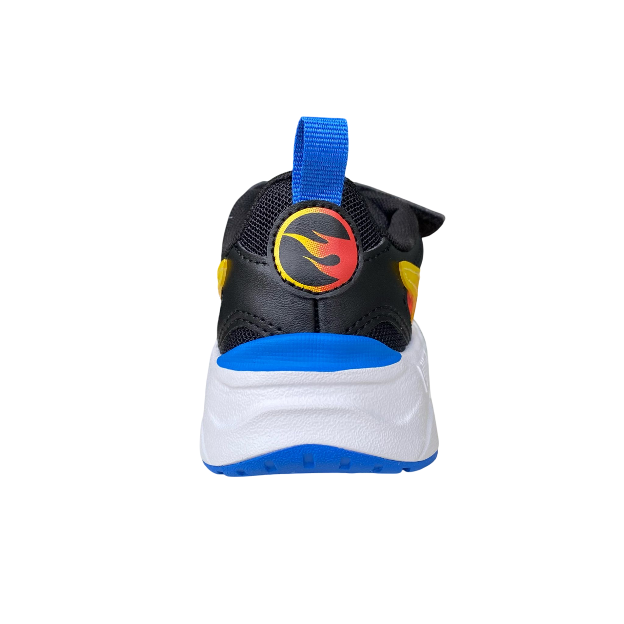 Sportiamo_Puma scarpa da ginnastica junior Trinity Lite Hot Weels 401407-01 nero-acero-fuoco3