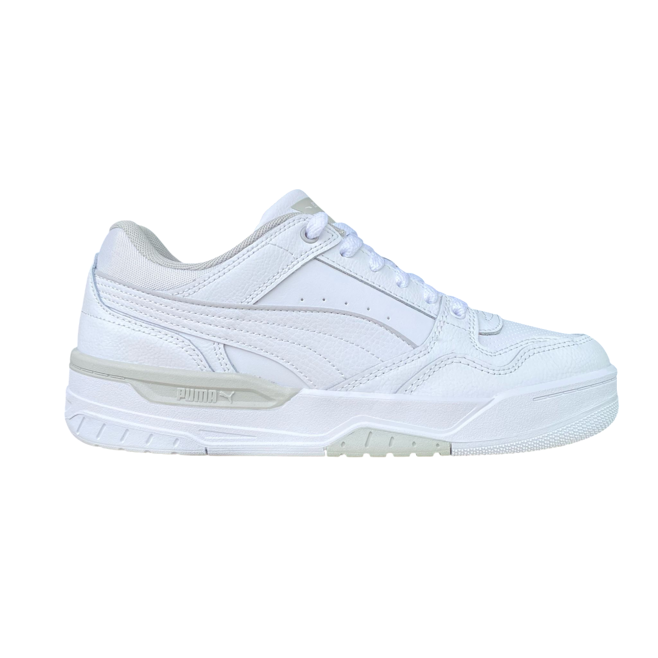 Sportiamo_Puma scarpa sneakers da uomo Rebound Retro 400197-01 bianco-grigio chiaro