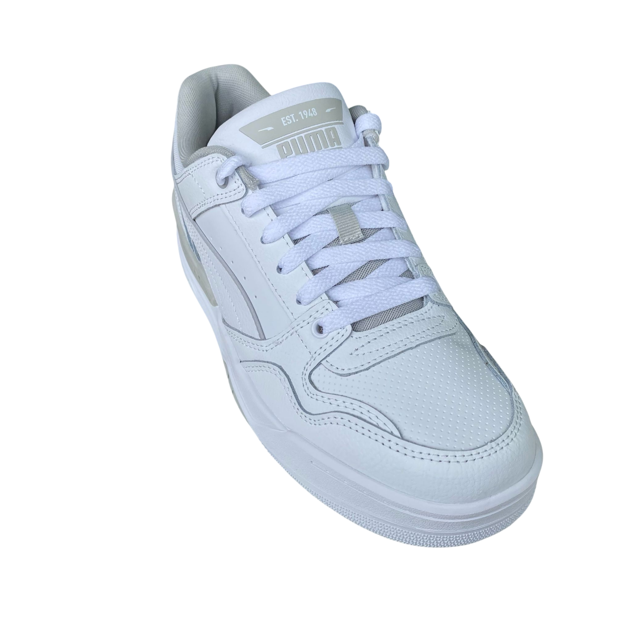 Sportiamo_Puma scarpa sneakers da uomo Rebound Retro 400197-01 bianco-grigio chiaro2
