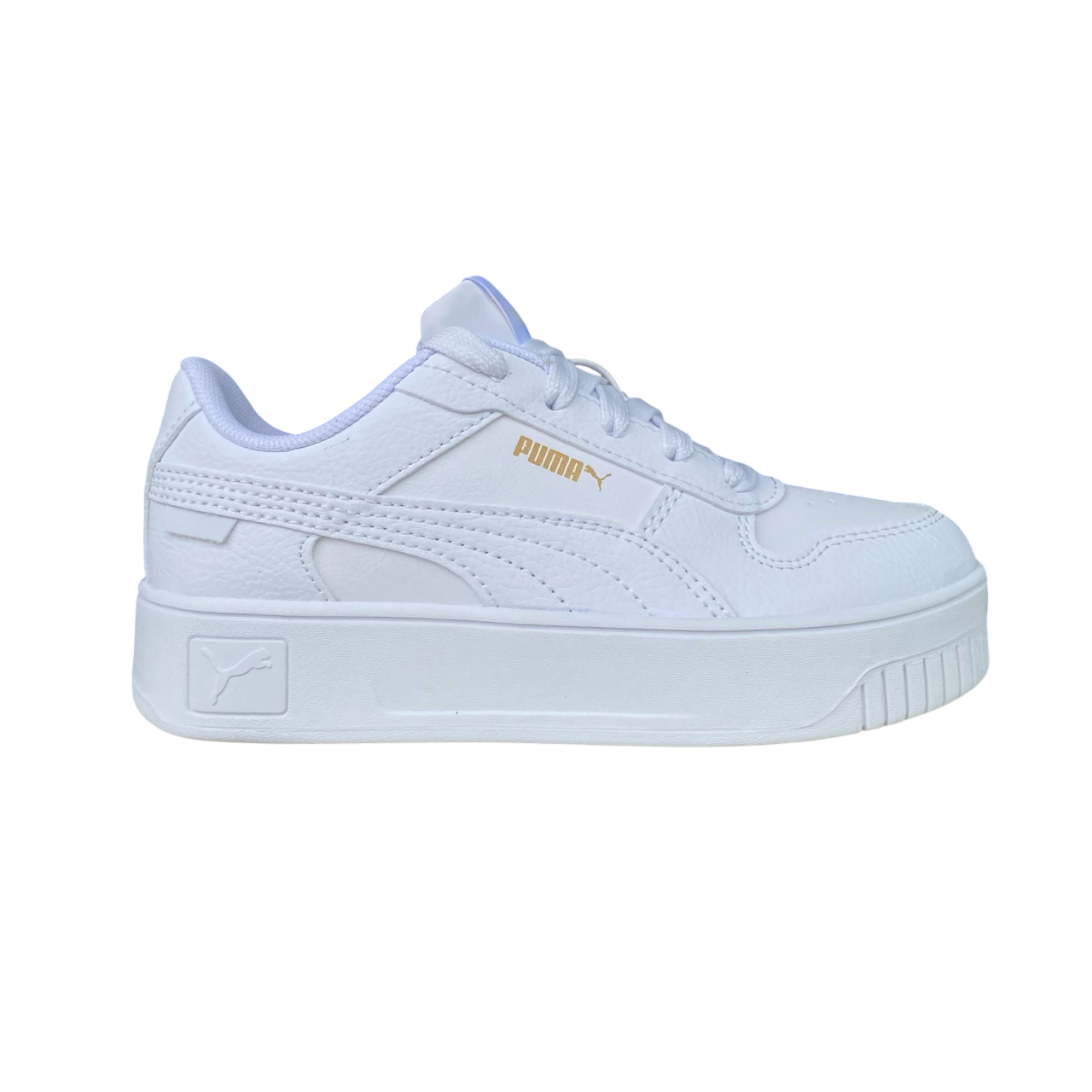 Sportiamo_Puma scarpa sneakers junior Carina Street 3983846-01 bianco-oro