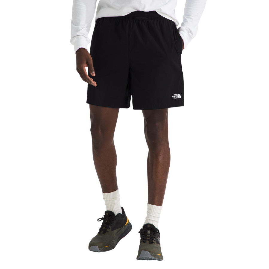 Sportiamo_The North Face pantaloncino sportivo idrorepellente da uomo Class V Pathfinder NF0A8B5TJK3 nero