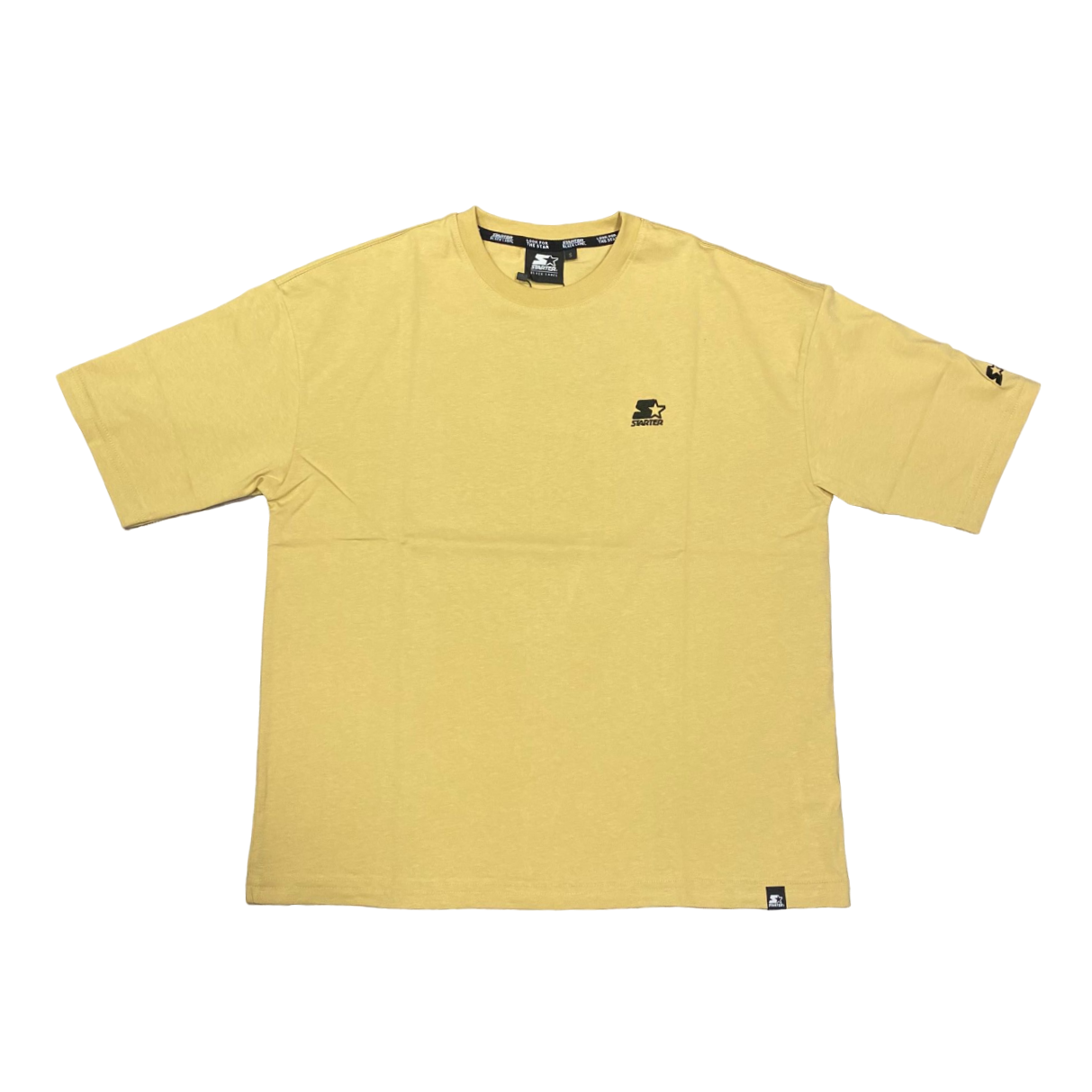 Starter short sleeve men&#39;s t-shirt in cotton 74055 stone