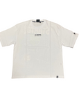 Starter maglietta manica corta da uomo in cotone con stampa 74068 bianco
