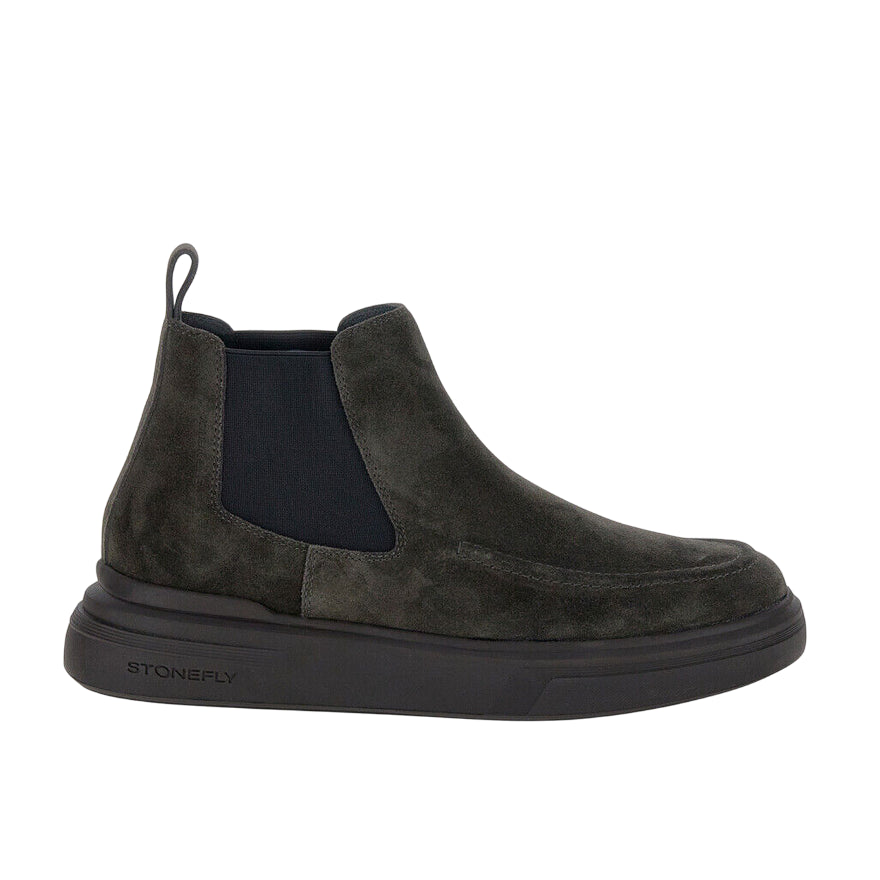 Stonefly - Stivaletto Chelsea Uomo Phoenix 4 221595-051 Grigio Scuro