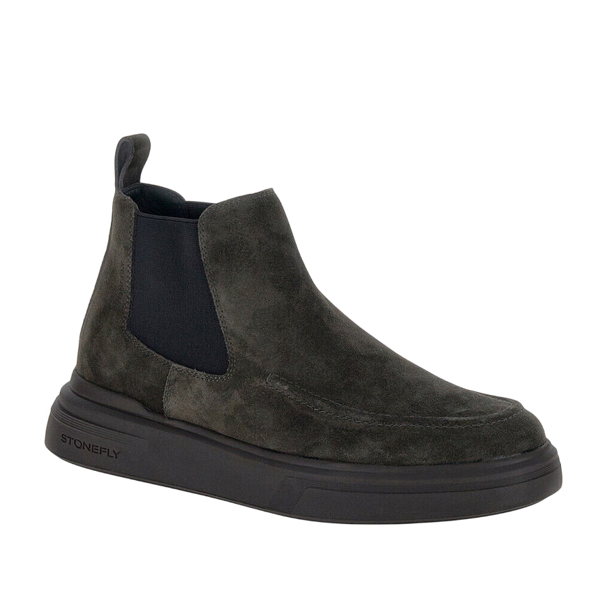 Stonefly - Stivaletto Chelsea Uomo Phoenix 4 221595-051 Grigio Scuro - 3/4