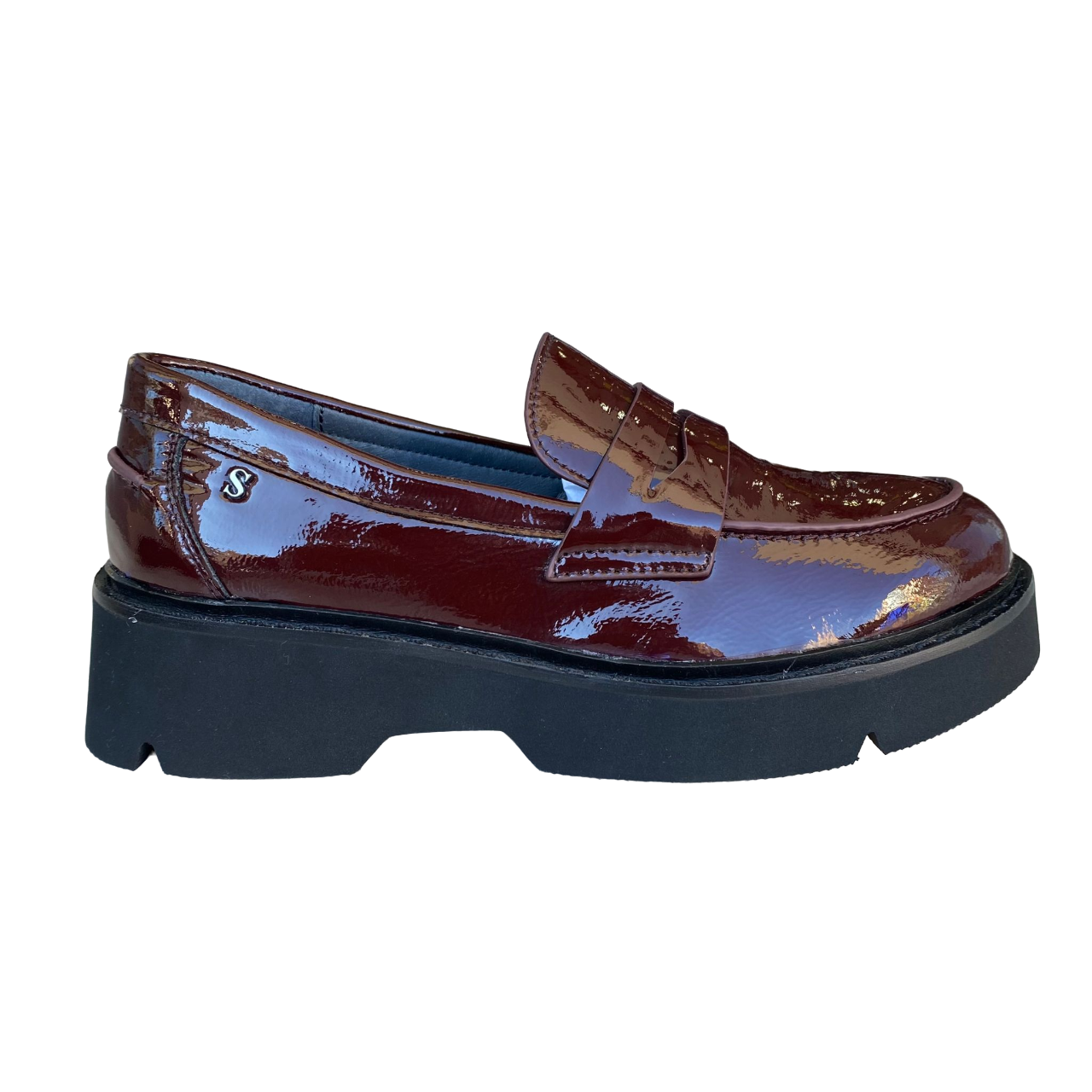 Stonefly mocassino da donna Tessa 221625 6W2 rosso scuro