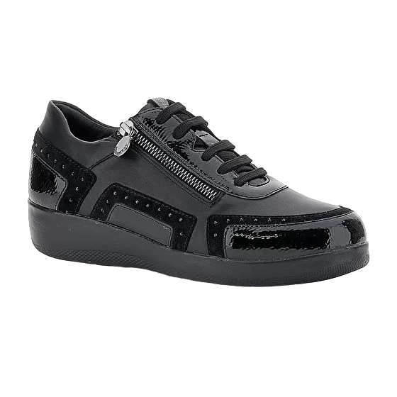 Stonefly women&#39;s casual shoe Paseo IV 38 Nappa leather 219958 000 black