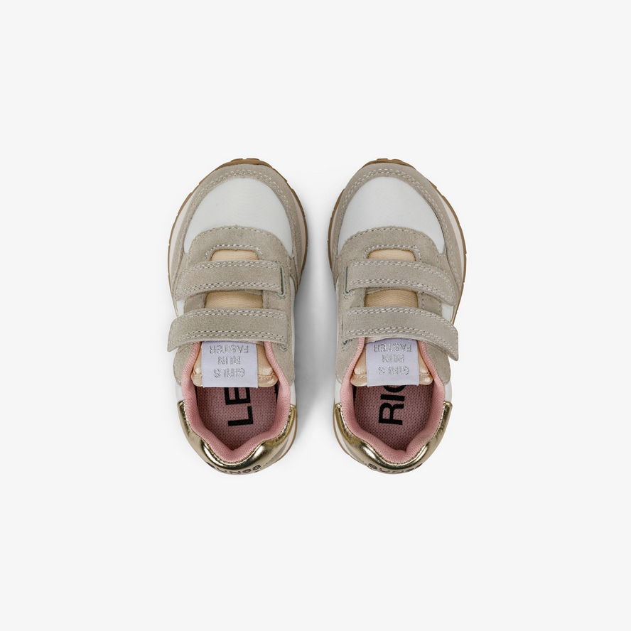 Sun68 sneakers da bambino Niki Solid baby Z33402B 0131 bianco-panna 2