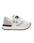 Sun68 scarpa sneakers da donna Big Ally Z34207 31 bianco panna