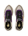 Sun68 scarpa sneakers da donna Big Stargirl Mix Z44218 31 bianco-panna