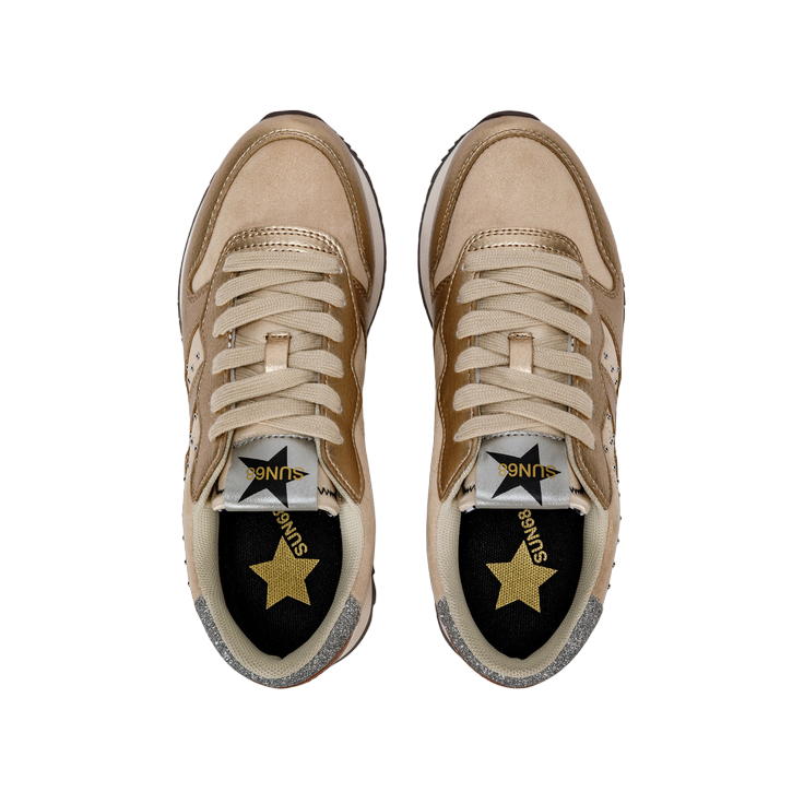 Sun68 women&#39;s sneakers shoe Stargirl Studs Z43212 16 beige