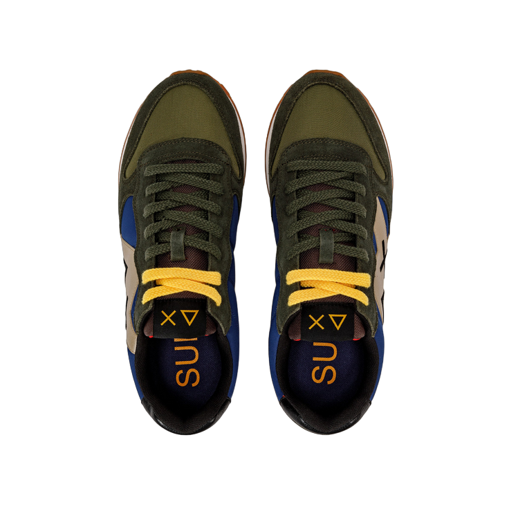 Sun68 scarpa sneakers da uomo Jaki Bicolor Z43114 0774 blu-militare scuro