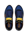 Sun68 men's sneakers shoe Jaki Bicolor Z43114 0807 brown-blue