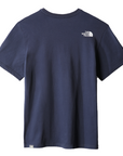 The North Face T-shirt da uomo M S/S Simple Dome NF0A2TX58K21 navy