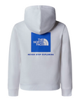 The North Face felpa con cappuccio da ragazzo Teen Redbox NF0A89H9FN4 bianco