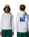 The North Face felpa con cappuccio da ragazzo Teen Redbox NF0A89H9FN4 bianco