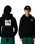 The North Face felpa con cappuccio da ragazzo Teen Redbox NF0A89H9JK nero