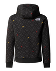 The North Face boys' hoodie in light cotton NF0A886ZU8I black